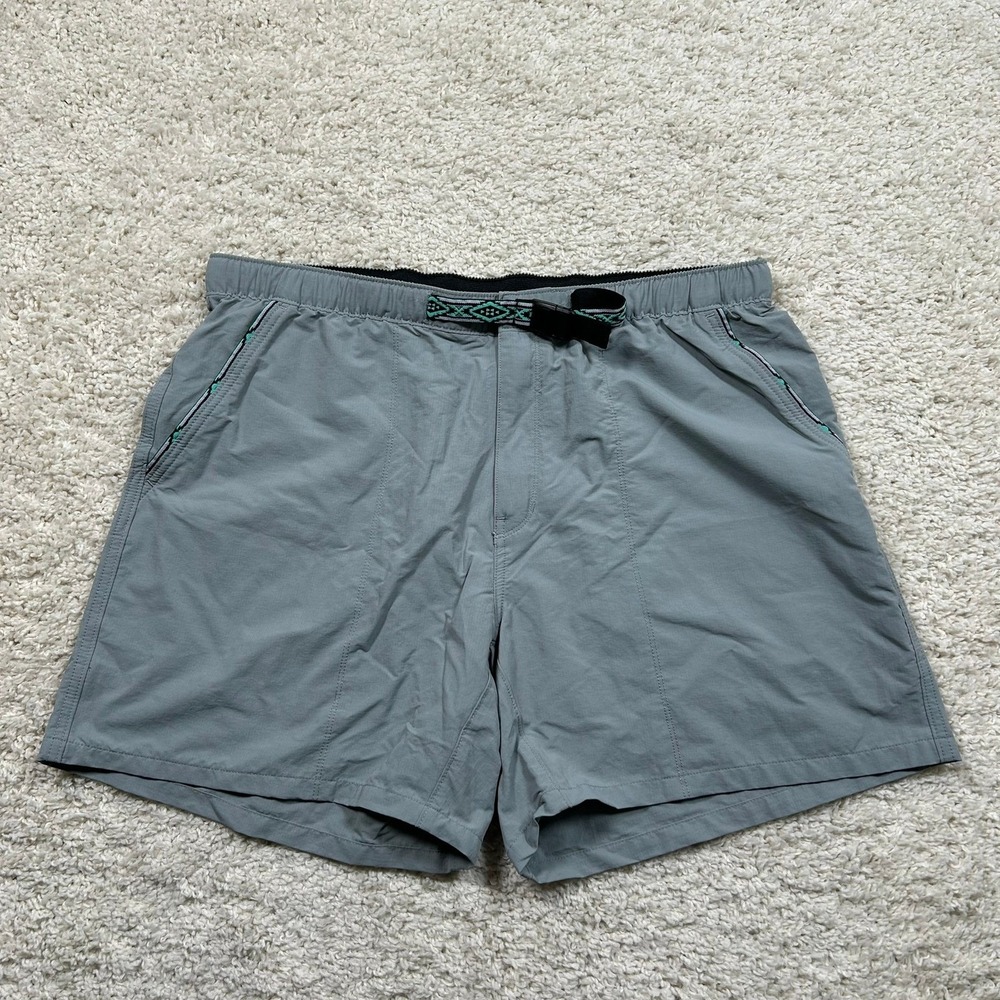 Chubbies Performance Shorts 2XL Gray 5.5 Inseam Ripstop Belted Hiking Swim